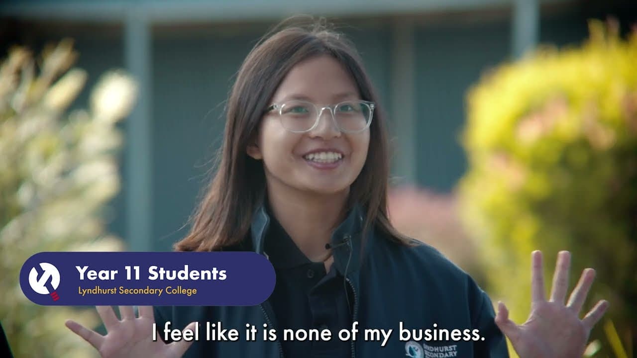 Student stories (Lyndhurst Secondary College)
