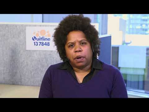 Aboriginal Quitline counsellor video