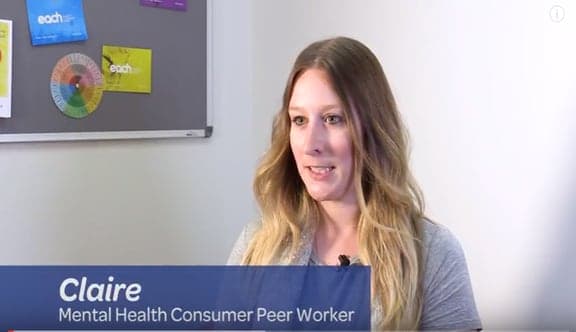 A mental health consumer peer worker tells her story