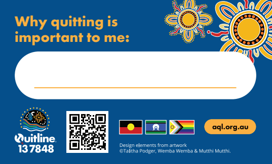 Product image for 'Why quitting is important to me' magnet