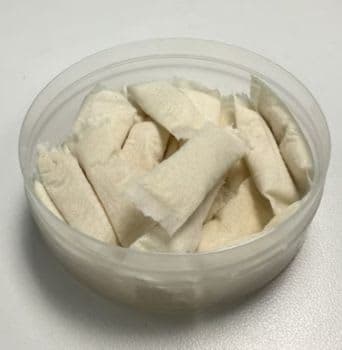 nicotine pouches in container