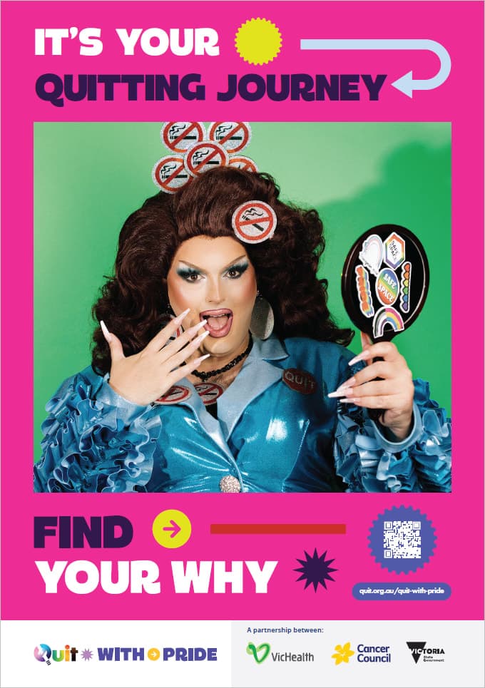 Product image for Quit with Pride poster - Matilda